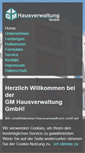 Mobile Screenshot of gm-hausverwaltung.de